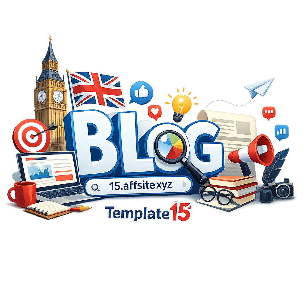 Template14 Template15 blog hero graphic symbolizing content creation and posts.